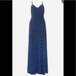 Mossimo Black and Blue Spaghetti Strap